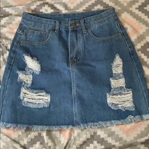 Jean skirt, never worn.